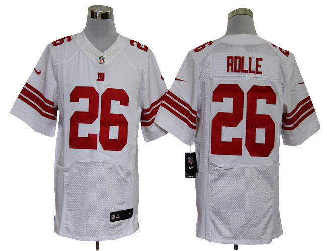 New York Giants Nike Elite Jersey 26 Antrel Rolle white